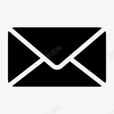 电子邮件信封办公室图标图标