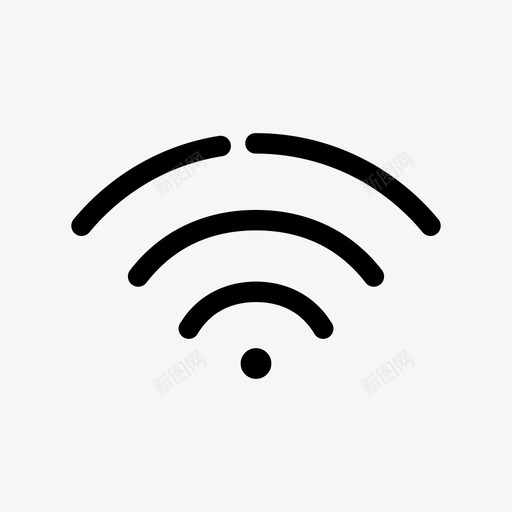 wifiwifi连接wifi互联网图标svg_新图网 https://ixintu.com wifi wifi互联网 wifi信号 wifi连接