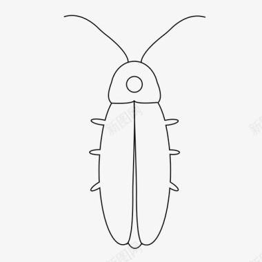 萤火虫昆虫图标图标