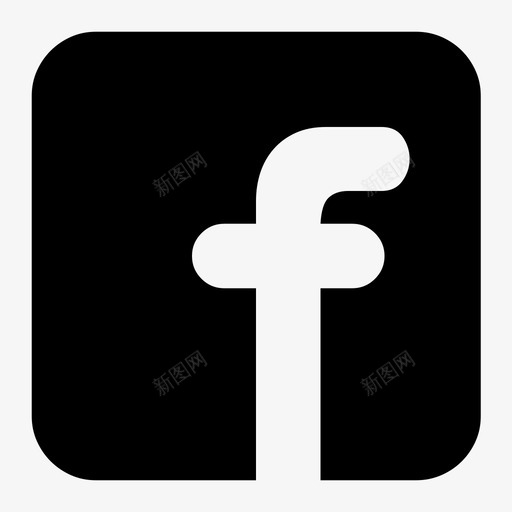 facebooksvg_新图网 https://ixintu.com facebook 脸书 logo 社交