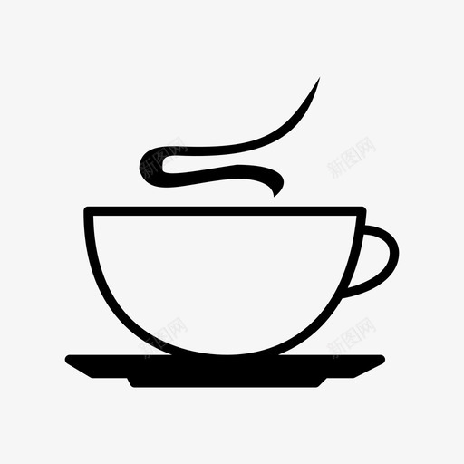 热咖啡咖啡杯一杯咖啡图标svg_新图网 https://ixintu.com 一杯咖啡 咖啡杯 热咖啡 饮料
