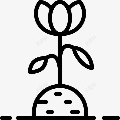 花土花园植物图标svg_新图网 https://ixintu.com 植物 花园 花土 花坛2概述