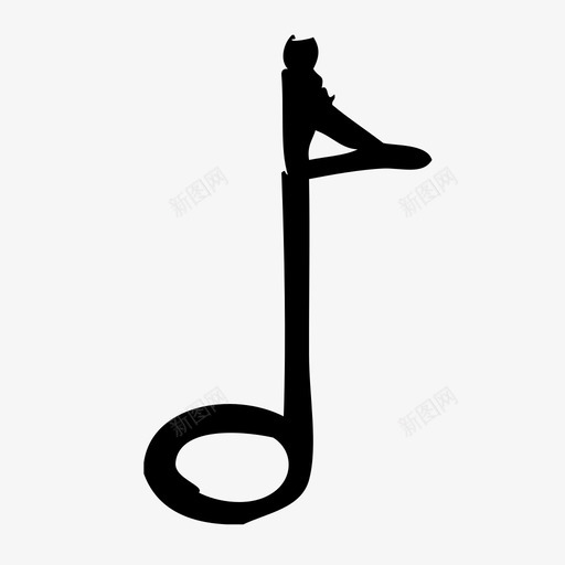 音符乐器旋律图标svg_新图网 https://ixintu.com 乐器 声音 旋律 概略 音乐 音符