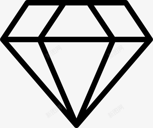 钻石珠宝珍珠图标svg_新图网 https://ixintu.com 信标 珍珠 珠宝 钻石