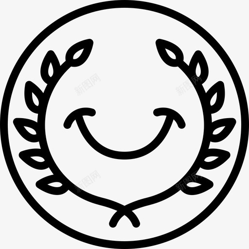 最佳微笑奖项感觉图标svg_新图网 https://ixintu.com 奖项 好 心情 感觉 最佳微笑 美味奖