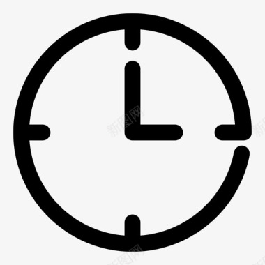 时钟钟面顺时针图标图标