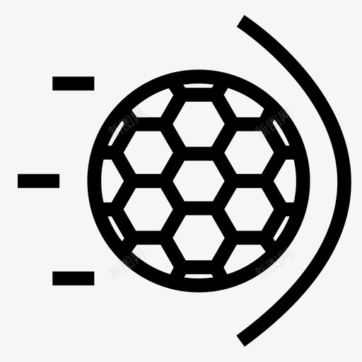 足球游戏运动图标svg_新图网 https://ixintu.com 体育健身线图标 游戏 足球 运动