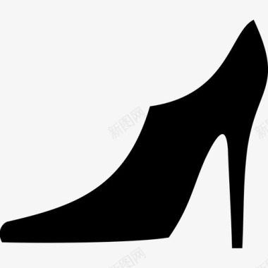 靴子鞋跟鞋子图标图标