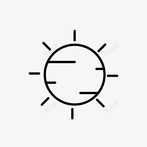 太阳天体物理学科学图标svg_新图网 https://ixintu.com 天体物理学 太阳 科学 科学教育