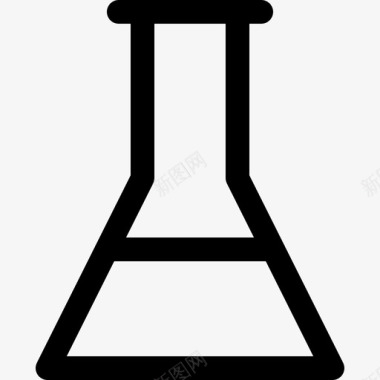 科学化学锥形烧瓶图标图标