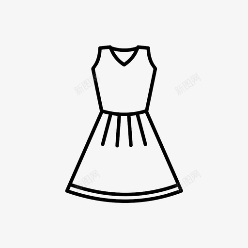 衣服缝纫穿着图标svg_新图网 https://ixintu.com 穿着 缝纫 衣服