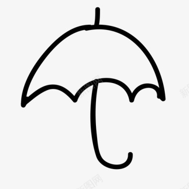 雨伞保险箱保安图标图标