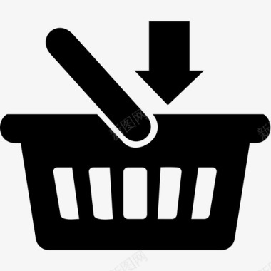 购物篮添加到购物篮购物车图标图标
