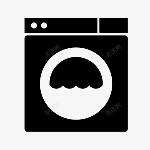 洗衣机洗衣房图标svg_新图网 https://ixintu.com 洗衣房 洗衣机