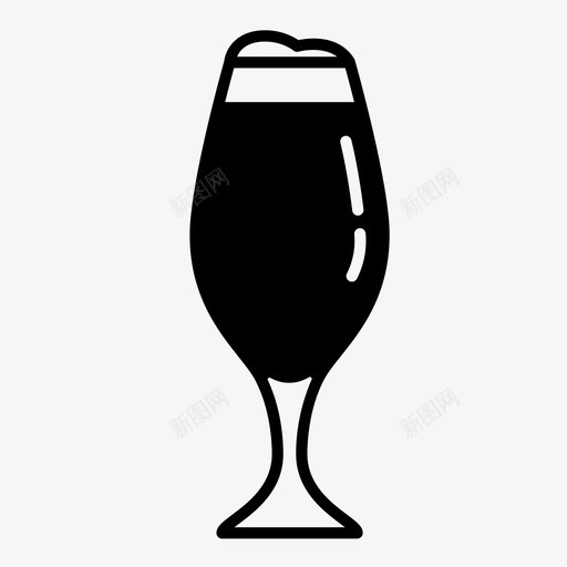 啤酒啤酒高脚杯玻璃杯图标svg_新图网 https://ixintu.com 啤酒 啤酒图标 啤酒高脚杯 玻璃杯