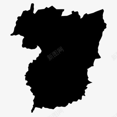 维拉雷亚尔区地图葡萄牙图标图标
