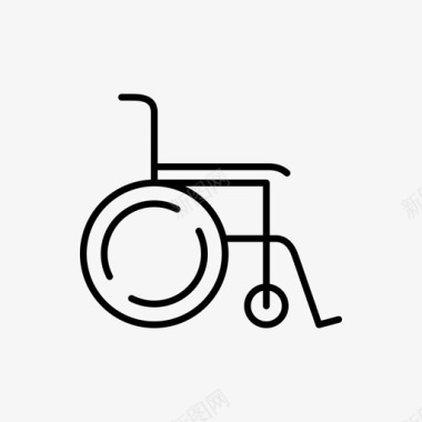 轮椅活动车辆图标图标