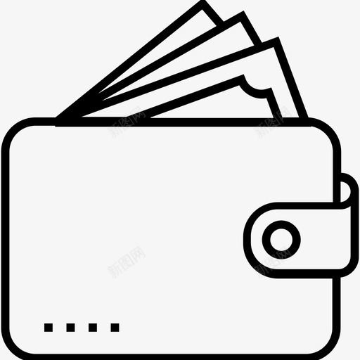 钱包钱包钱包卡片持有人图标svg_新图网 https://ixintu.com 600金融平面线图标 卡片持有人 硬币钱包 钱包 钱包钱包