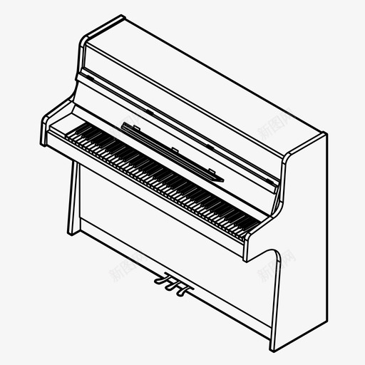钢琴音乐会乐器图标svg_新图网 https://ixintu.com 乐器 声音 歌曲 钢琴 音乐 音乐会