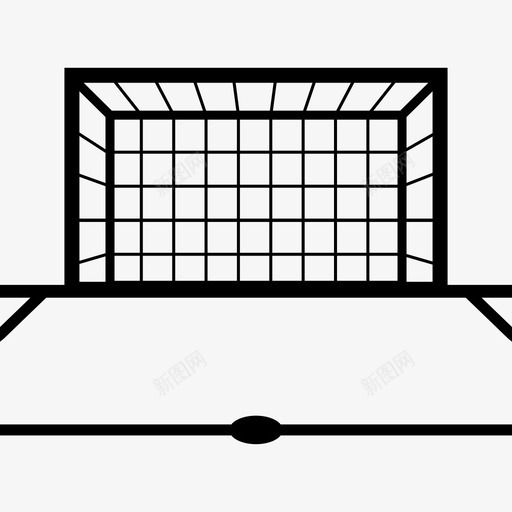 守门员足球网图标svg_新图网 https://ixintu.com 体育 守门员 网 足球