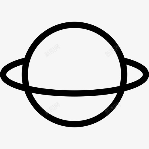 行星地球科学图标svg_新图网 https://ixintu.com 地球 太空 宇宙 科学 科技线图标 行星