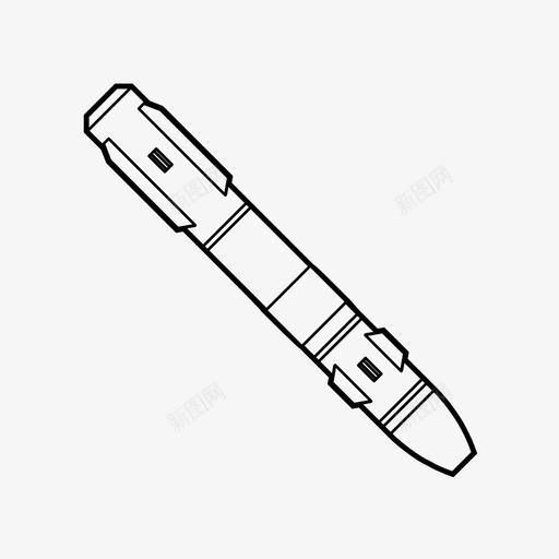 导弹攻击炸弹图标svg_新图网 https://ixintu.com 导弹 导弹和炸弹 战争 攻击 核武器 火箭 炸弹