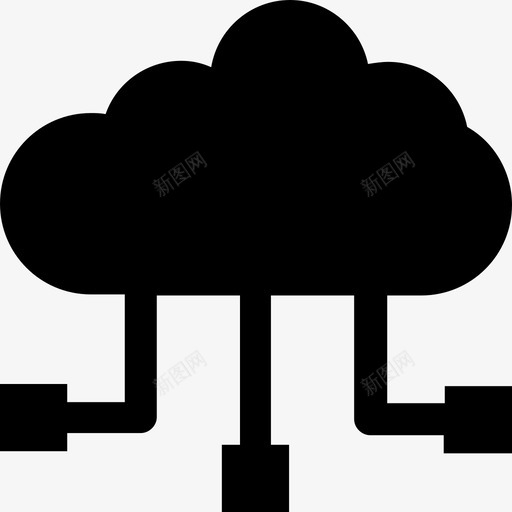 云层次结构云网络云共享图标svg_新图网 https://ixintu.com 云共享 云层次结构 云网络 技术 网络 网络和通信实体图标