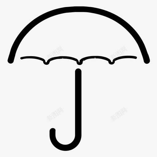 保护伞保险雨图标svg_新图网 https://ixintu.com 保护伞 保险 商务和金融概述1版 天气 雨