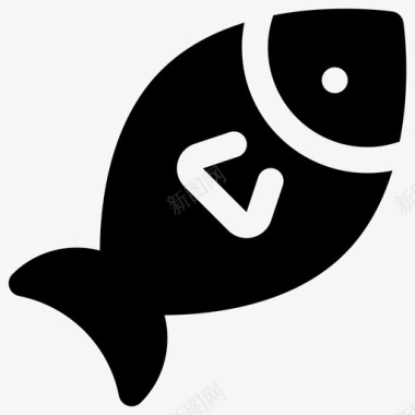 鱼动物钓鱼图标图标