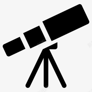 望远镜宇航员天文学图标图标