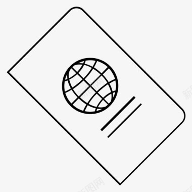 护照身份姓名图标图标