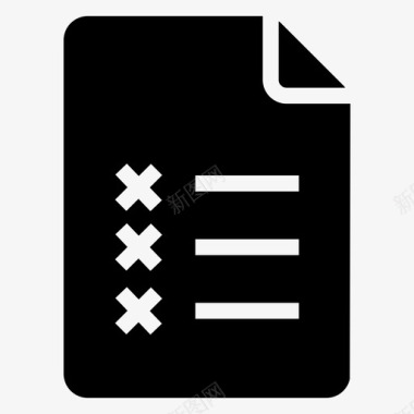 检查列表文档文件文档记录图标图标