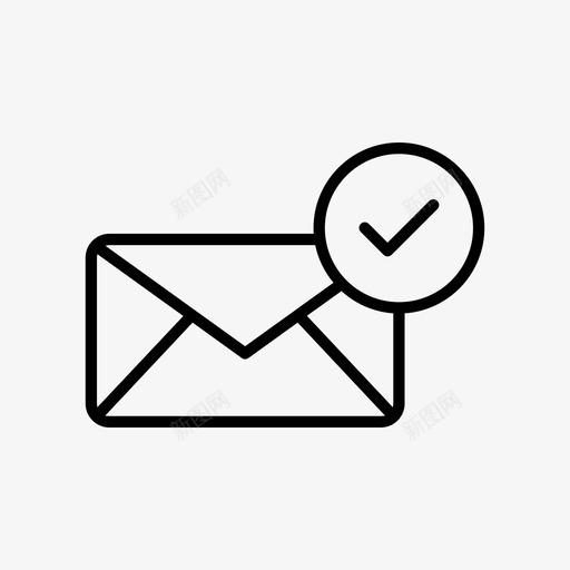 接受邮件信封信件图标svg_新图网 https://ixintu.com 信件 信封 接受邮件 留言