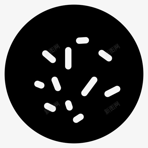 培养皿细菌微生物图标svg_新图网 https://ixintu.com 医疗保健 培养皿 形状 微生物 病毒 细菌