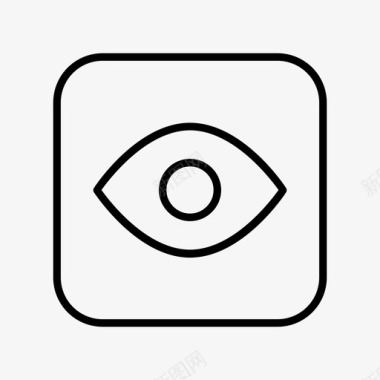 眼睛视力用户界面图标图标