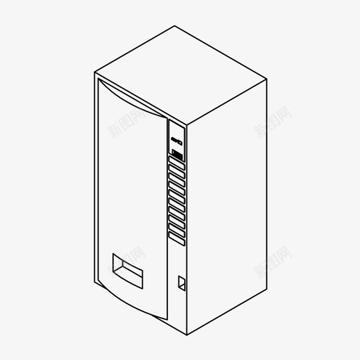 自动售货机点心苏打水图标svg_新图网 https://ixintu.com 商店 点心 自动售货机 苏打水