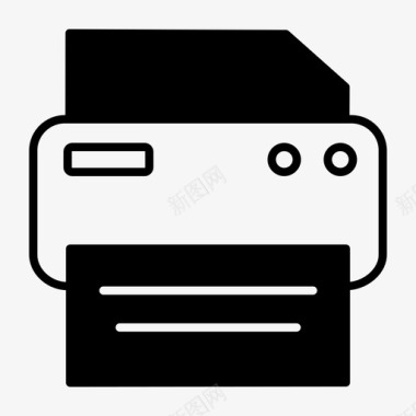 打印打印文档打印输出图标图标