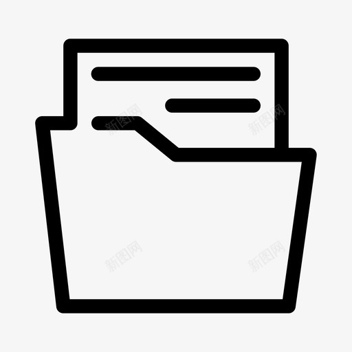 文件夹打开存档文件图标svg_新图网 https://ixintu.com 动作间隙公平 存储 存档 文件 文件夹打开