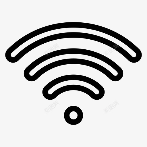 wifi计算机电子图标svg_新图网 https://ixintu.com wifi 技术 电子 网络 计算机 计算机和技术