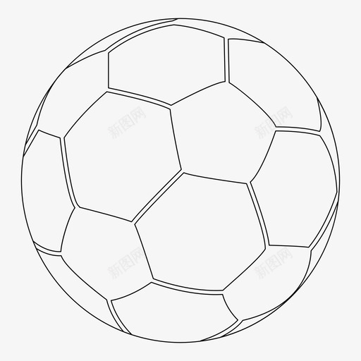 球足球运动图标svg_新图网 https://ixintu.com 球 足球 运动