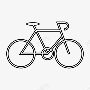 自行车速度运动图标图标