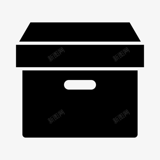 档案盒子混合图标svg_新图网 https://ixintu.com 档案 混合 盒子