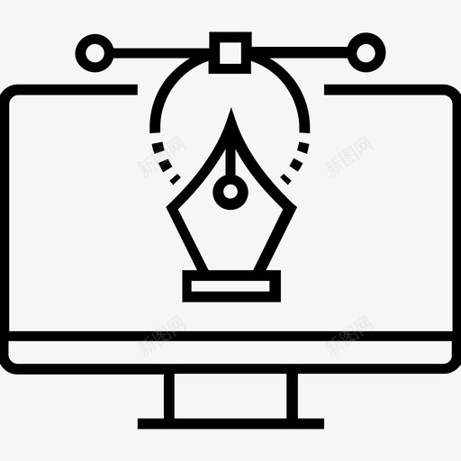 平面艺术品工具图标svg_新图网 https://ixintu.com 1400网页和搜索引擎优化平面线图标 photoshop 平面设计 艺术品 设计工具 钢笔