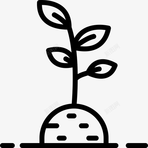 花土花园植物图标svg_新图网 https://ixintu.com 植物 花园 花土 花坛2概述
