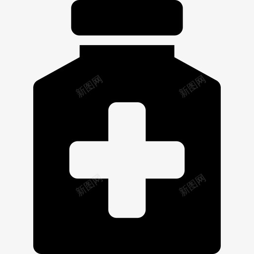 药瓶药在医院里图标svg_新图网 https://ixintu.com 在医院里 药 药瓶