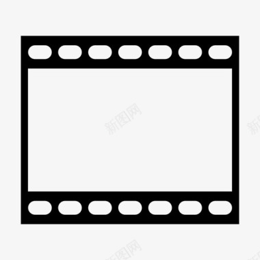 电影长条电影摄影卷轴图标图标