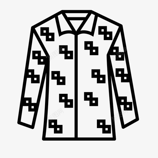 采购产品衬衫衣服时尚图标svg_新图网 https://ixintu.com 时尚 正式衬衫 衣服 衣服配件 采购产品衬衫