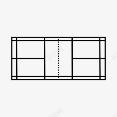 羽毛球场图标图标