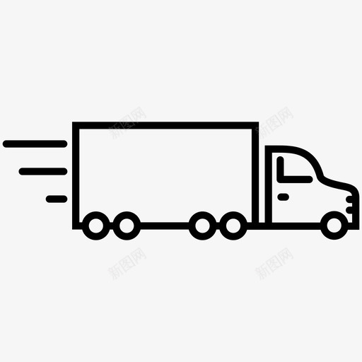 卡车运送卡车包裹运送图标svg_新图网 https://ixintu.com 包裹运送 卡车 提纲收集 车辆 运输 运送卡车