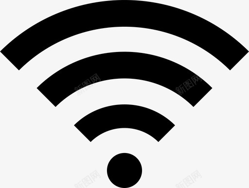 wifi路由器信号图标svg_新图网 https://ixintu.com wifi 互联网卷1 信号 路由器